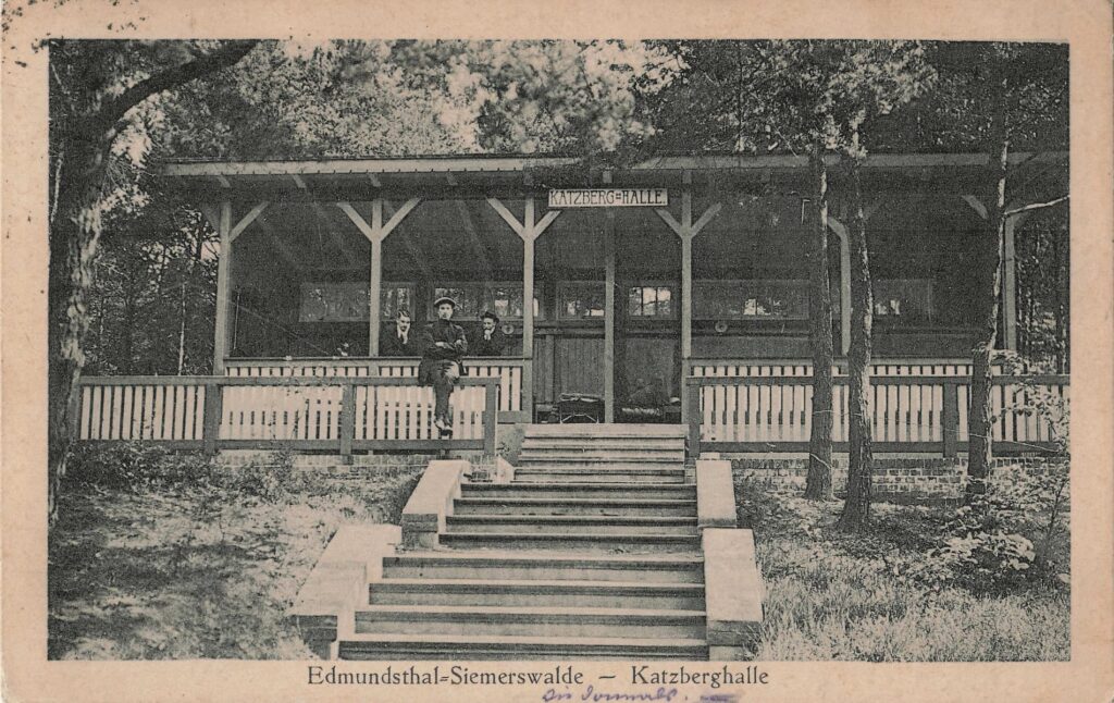 Liegehalle Katzberg, versendet 1929