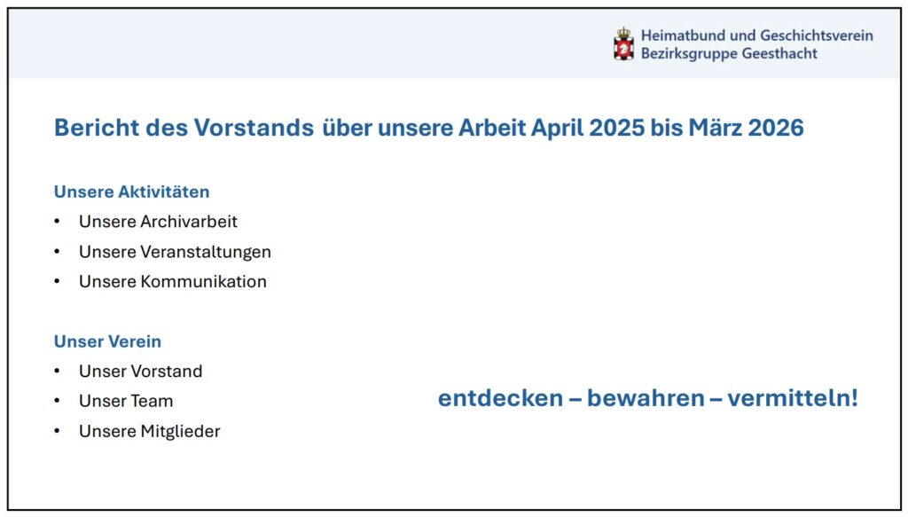 Geschichtsverein Geesthacht