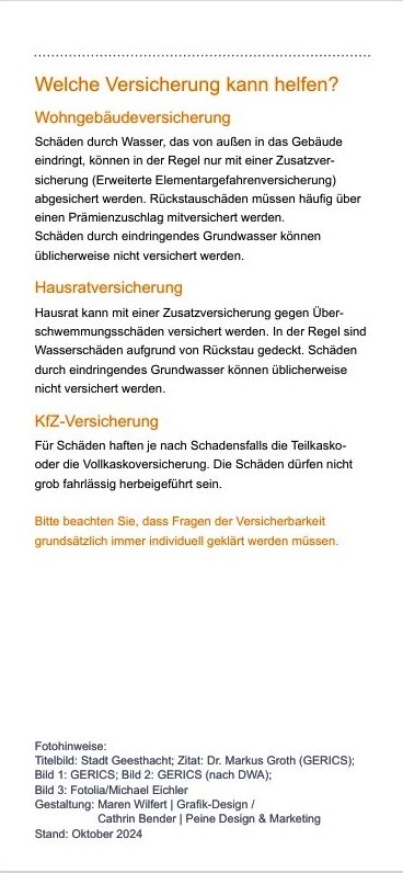 Broschüre Starkregen Geesthacht Seite 6
