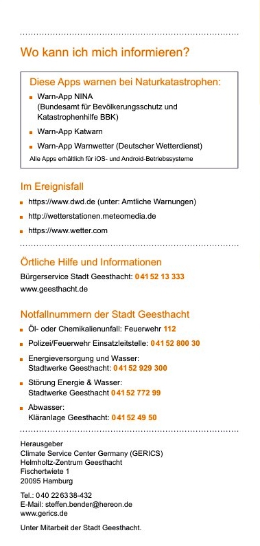 Broschüre Starkregen Geesthacht Seite 8